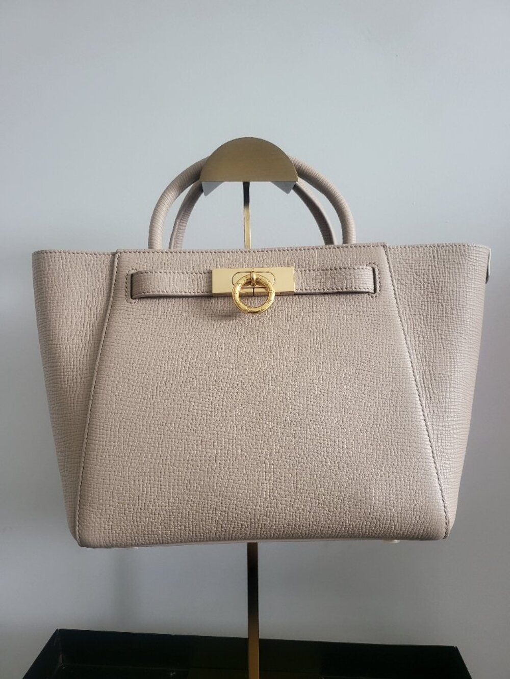 Parisa Wang Taupe Full grain Calfskin Tote